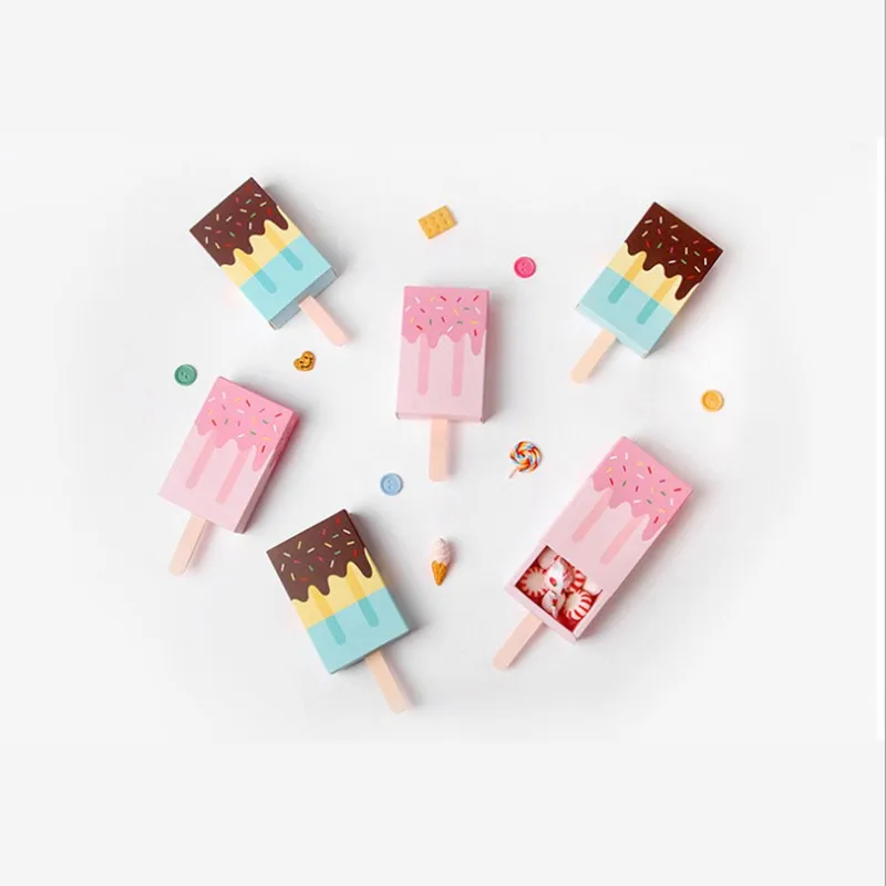 10pcs 10.2x6.7x2.7cm Ice Cream shape Gift box Baby shower Birthday Party Candy box Wedding party Favor Box Cartoon Pull-out Tray
10pcs 10.2x6.7x2.7cm Ice Cream shape Gift box Baby shower Birthday Party Candy box Wedding party Favor Box Cartoon Pull-out Tray