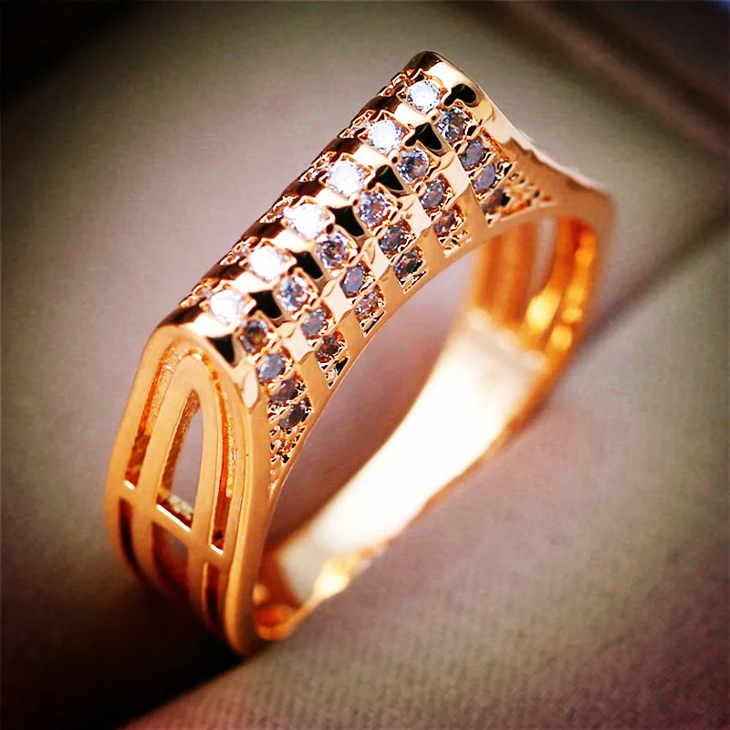 2019 New Style Elegant Unique Hollow Design Gold Colors Trendy CZ Stone Rings For Women Wedding Luxury Party Jewelry Best Gifts
2019 New Style Elegant Unique Hollow Design Gold Colors Trendy CZ Stone Rings For Women Wedding Luxury Party Jewelry Best Gifts