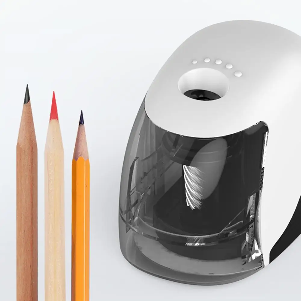 USB Electric Pencil Sharpener Simple Business Style Automatic Sharpeners Desktop School Office Supplies
USB Electric Pencil Sharpener Simple Business Style Automatic Sharpeners Desktop School Office Supplies