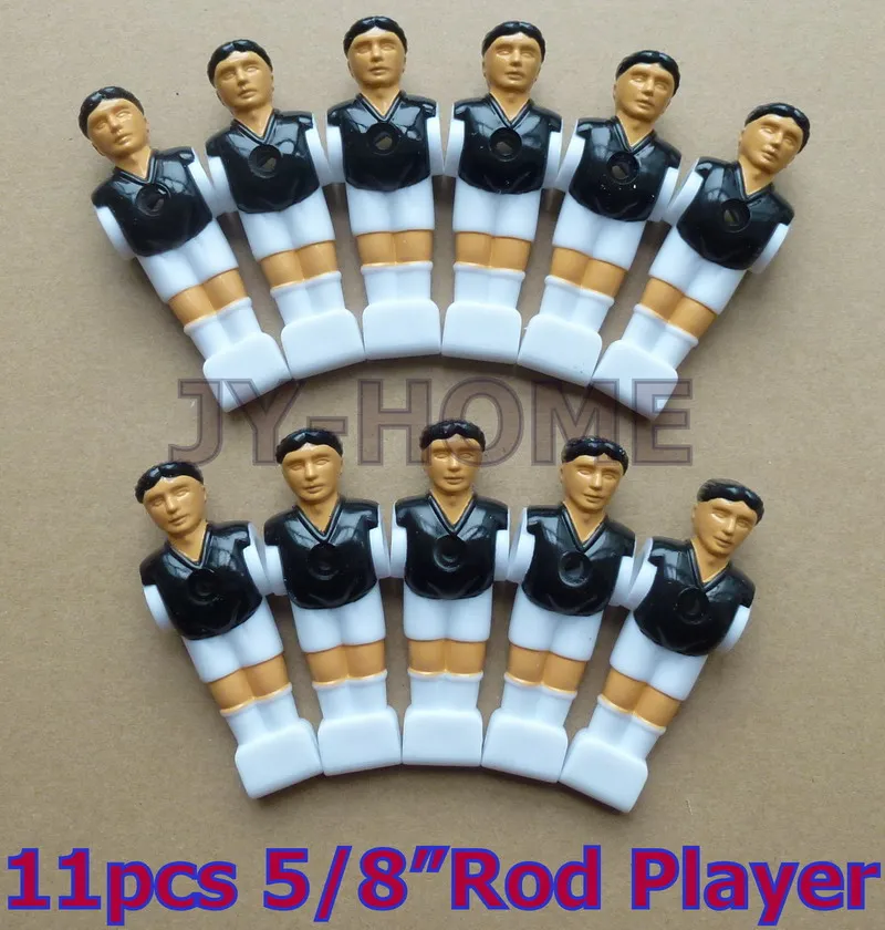 FREE SHIPPING 22pcs/lot black/white 5/8" rod Foosball Soccer Table football man Player men replacement parts 06
FREE SHIPPING 22pcs/lot black/white 5/8" rod Foosball Soccer Table football man Player men replacement parts 06