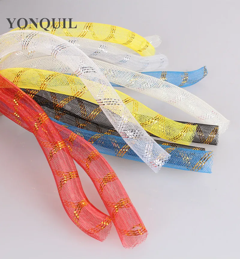 Metallic 16MM Tubular Horsehair Crinoline Tube Crin Material Trimming For Fascinator DIY Hair Accessories 100Yds/Lot 24 Colors
Metallic 16MM Tubular Horsehair Crinoline Tube Crin Material Trimming For Fascinator DIY Hair Accessories 100Yds/Lot 24 Colors