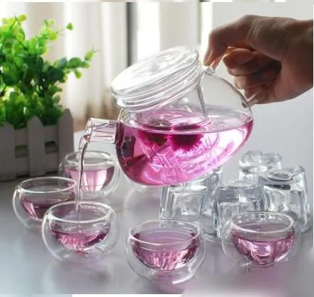 1PC High quality Heat Resistant Glass Teapot with Infuser Filter Home Office Tea Tools Drinkware Flower Tea Pot 750ml JM 1004
1PC High quality Heat Resistant Glass Teapot with Infuser Filter Home Office Tea Tools Drinkware Flower Tea Pot 750ml JM 1004