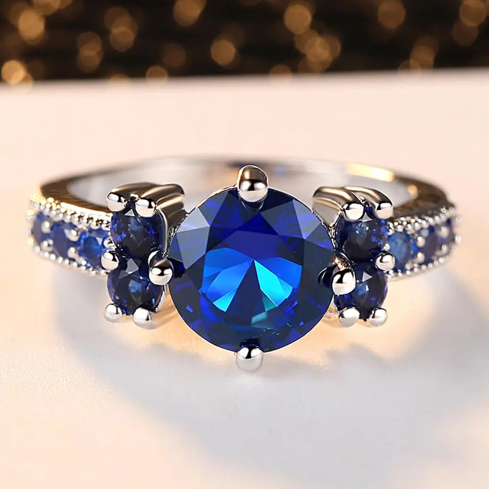 Round Cubic Zirconia Ladies Ring Fine Jewelry Engagement Prom Ring Holiday Gifts Popular Classic Girl Accessories Hot Sale
Round Cubic Zirconia Ladies Ring Fine Jewelry Engagement Prom Ring Holiday Gifts Popular Classic Girl Accessories Hot Sale