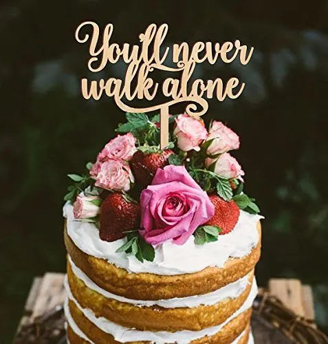 You'll never walk alone wedding cake topper wood / wooden toppers anniversary , engagement, valentine's day
You'll never walk alone wedding cake topper wood / wooden toppers anniversary , engagement, valentine's day