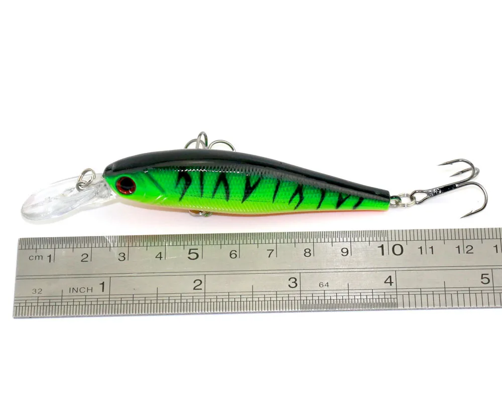 2018 New 10pcs Quality Fishing Lure Minnow Plastic Isca Artificial Fish Sea Hooks Hard Bait for Crank | Спорт и развлечения