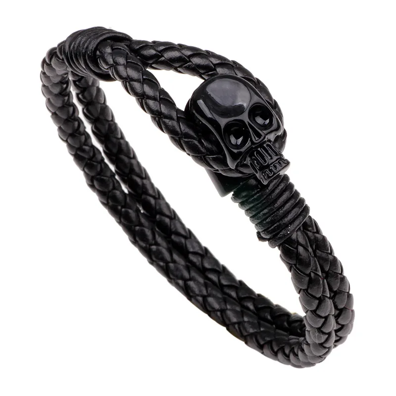 JANEYACY HOT Double Layer Skull Bracelet Leather Bracelet Men's Bracelet & Black Fashion Bracelet Women's Wristband Jewelry
JANEYACY HOT Double Layer Skull Bracelet Leather Bracelet Men's Bracelet & Black Fashion Bracelet Women's Wristband Jewelry