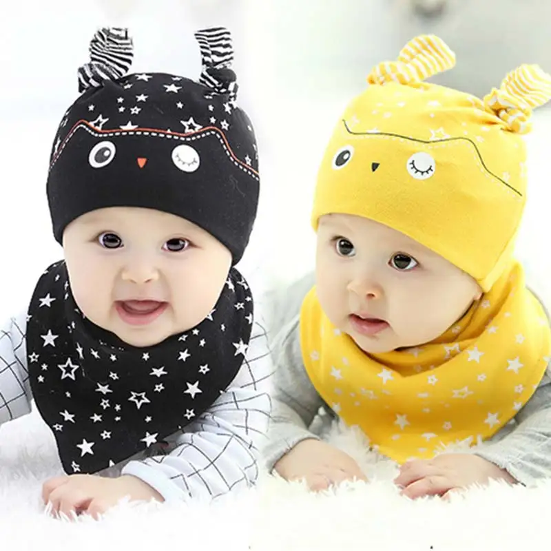 Newborn Baby Cotton Sleep Hat Cartoon Fashion Baby Photography Accessories Caps+Bibs 2pc Set for Infant Boy Girl Toddler Clothes
Newborn Baby Cotton Sleep Hat Cartoon Fashion Baby Photography Accessories Caps+Bibs 2pc Set for Infant Boy Girl Toddler Clothes