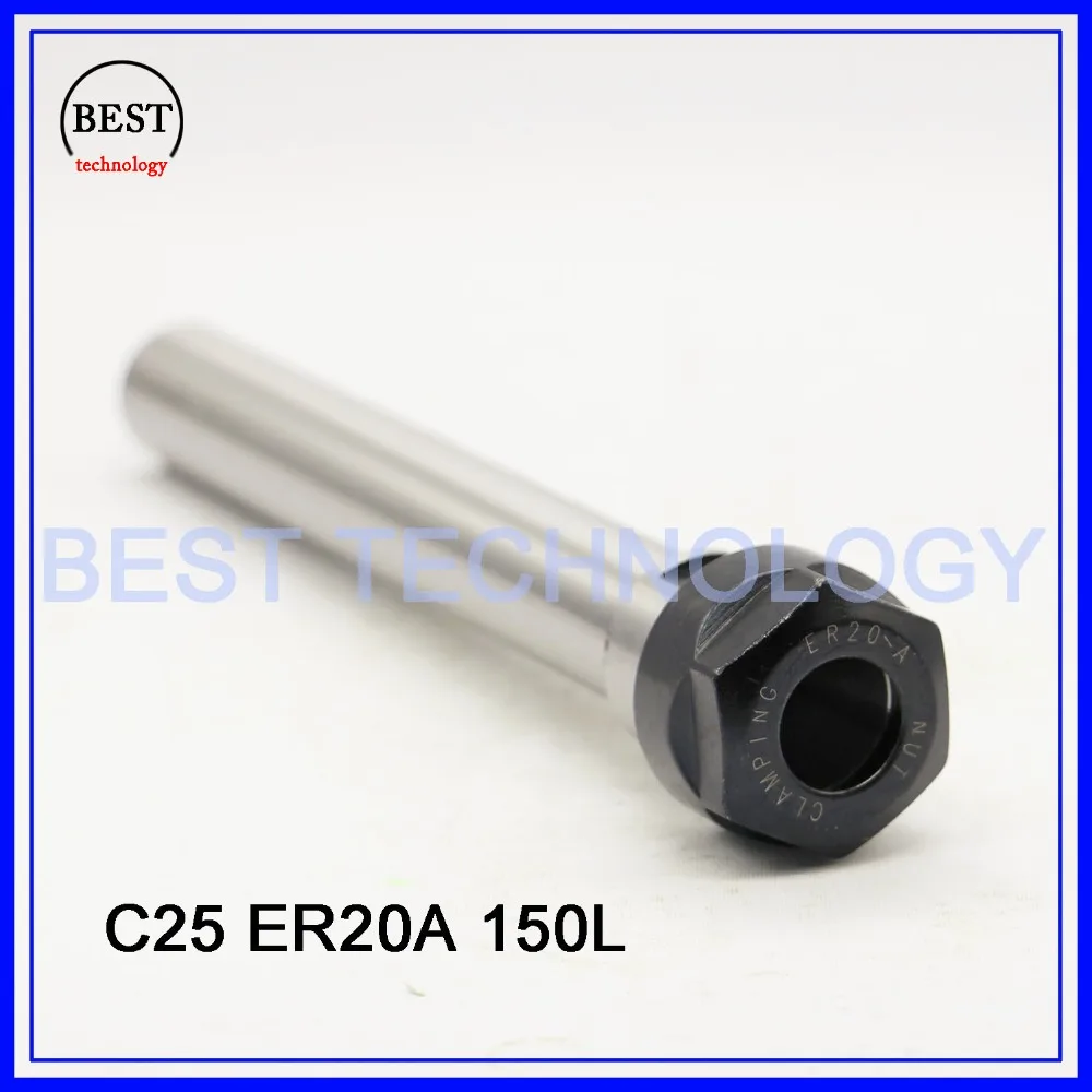 C25 ER20A 150L Collet Chuck Hoder Straight Shank Chuck Collect Extension Rod ER20 Collet ER20A Nut for CNC Milling
C25 ER20A 150L Collet Chuck Hoder Straight Shank Chuck Collect Extension Rod ER20 Collet ER20A Nut for CNC Milling
