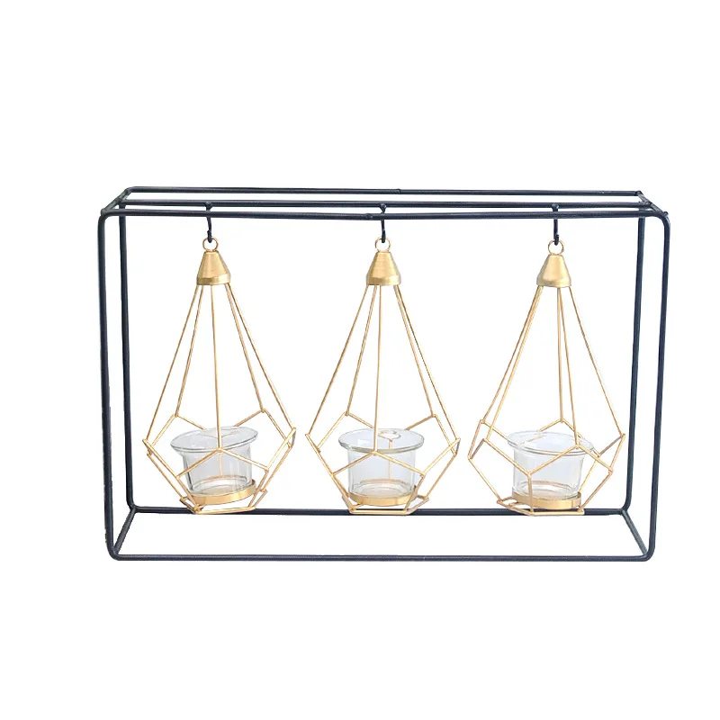 Nordic Iron Art Candlestick Decoration Crafts Home Living Room Creative Candle-light Dinner Decoration Decoration Candelabra
Nordic Iron Art Candlestick Decoration Crafts Home Living Room Creative Candle-light Dinner Decoration Decoration Candelabra