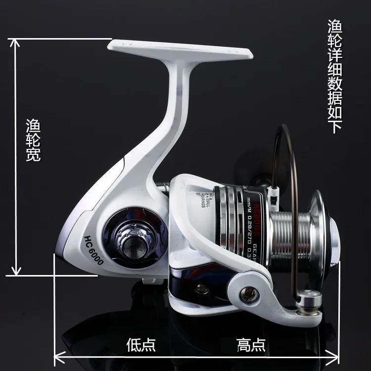 2018 Fishing Reel High Quality HC 1000-7000 13 + 1BB Spinning Fishing Reel with Exchangeable Handle For Casting Line
2018 Fishing Reel High Quality HC 1000-7000 13 + 1BB Spinning Fishing Reel with Exchangeable Handle For Casting Line