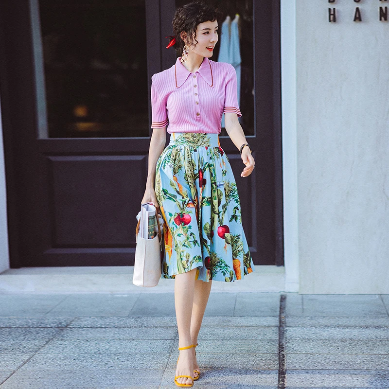 Customize Made Women Summer Fashion European Runway Skirt Woman Casual Plus Size 3XS-10XL Carrot Print Knee Length A Line Skirts
Customize Made Women Summer Fashion European Runway Skirt Woman Casual Plus Size 3XS-10XL Carrot Print Knee Length A Line Skirts