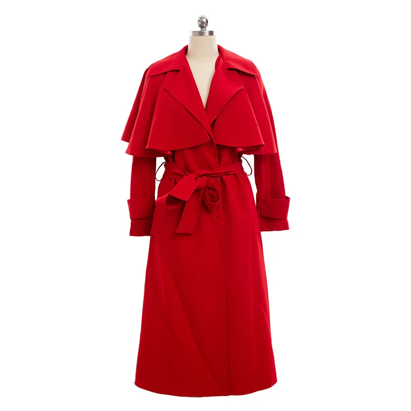 SWYIVY Women Woolen Coats X-long Design Slim 2018 Autumn New Female Red Color Coat Outwear Warm Woman Wool Coats Ankle Length
SWYIVY Women Woolen Coats X-long Design Slim 2018 Autumn New Female Red Color Coat Outwear Warm Woman Wool Coats Ankle Length