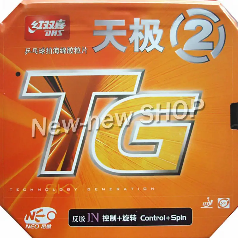 DHS NEO Skyline TG2 NEO TG 2 NEO TG-2 Pips-In Table Tennis PingPong Rubber with Sponge
DHS NEO Skyline TG2 NEO TG 2 NEO TG-2 Pips-In Table Tennis PingPong Rubber with Sponge