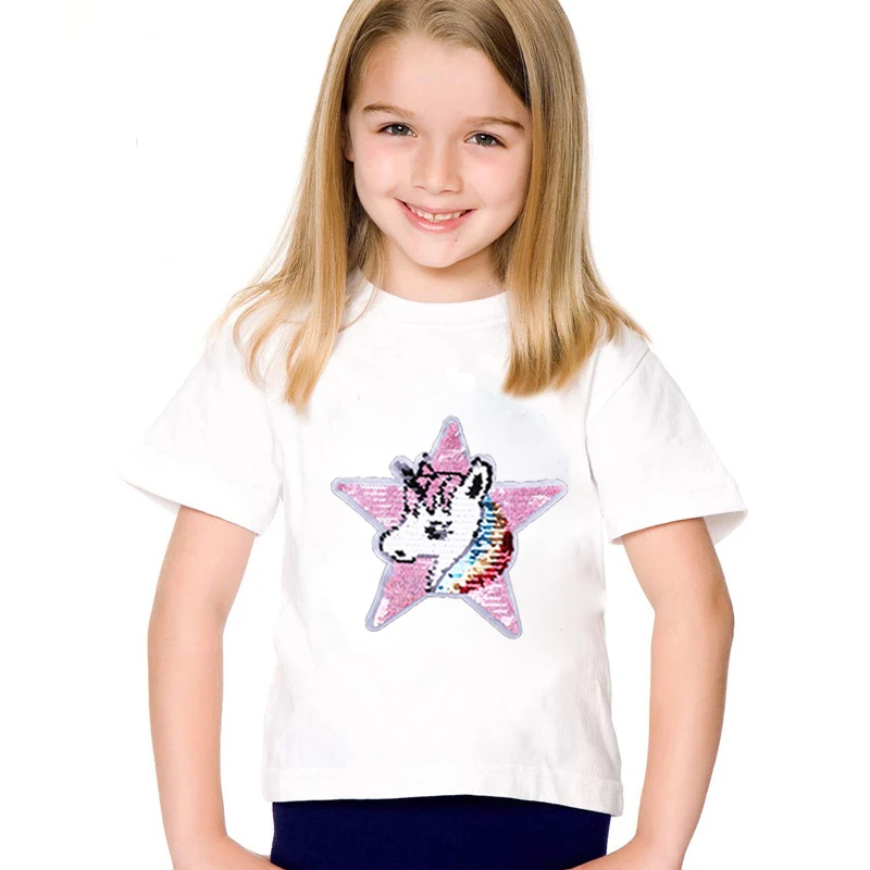Prajna Unicorn Patches Reversible Change Color Magic Rainbow Sequined Patches For Clothing Applique DIY Kid Jacket Jeans Sticker
Prajna Unicorn Patches Reversible Change Color Magic Rainbow Sequined Patches For Clothing Applique DIY Kid Jacket Jeans Sticker