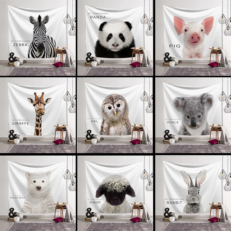 Cute Animal tapestry wall hanging Bohemian bedspread dorm decor tapestries Shooting background yoga mat Rug Panda Koala Elephant
Cute Animal tapestry wall hanging Bohemian bedspread dorm decor tapestries Shooting background yoga mat Rug Panda Koala Elephant