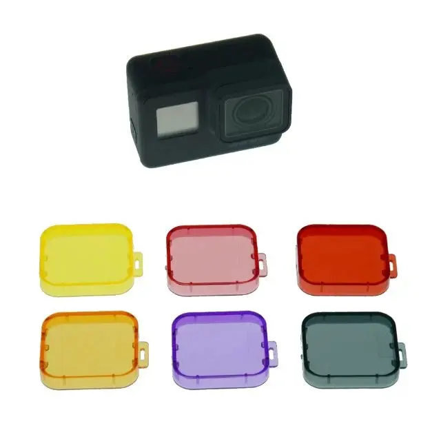 LANBEIKA For Gopro Hero 6 5 6pcs/lot Colorful Switchable Diving Lens Filter Underwater Scuba Diving Camera Filter Lens
LANBEIKA For Gopro Hero 6 5 6pcs/lot Colorful Switchable Diving Lens Filter Underwater Scuba Diving Camera Filter Lens