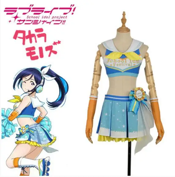 LoveLive!Sunshine!! HOT Anime COSPLAY Matsuura kanan COS Halloween Party COSPLAY Sweet Cheerleaders Costumes Sets
LoveLive!Sunshine!! HOT Anime COSPLAY Matsuura kanan COS Halloween Party COSPLAY Sweet Cheerleaders Costumes Sets
