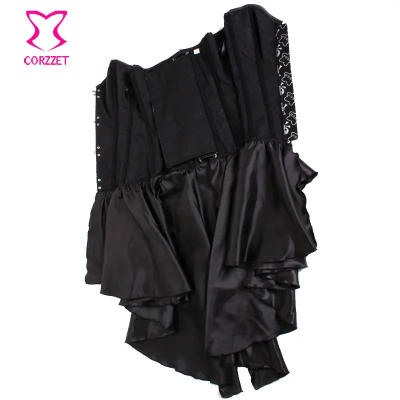 Steampunk Skull Pattern Pirate Corset Dress Burlesque Costumes Corsets and Bustiers Steel Bone Gothic Clothing Korsett For Women
Steampunk Skull Pattern Pirate Corset Dress Burlesque Costumes Corsets and Bustiers Steel Bone Gothic Clothing Korsett For Women