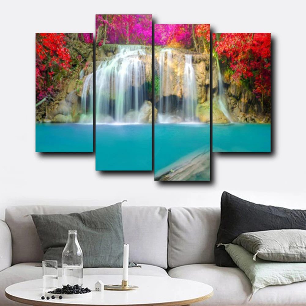 Laeacco 4 Panel Natural Scene Wall Art Posters and Prints Nordic Home Living Room Decoration Canvas Calligraphy Painting
Laeacco 4 Panel Natural Scene Wall Art Posters and Prints Nordic Home Living Room Decoration Canvas Calligraphy Painting