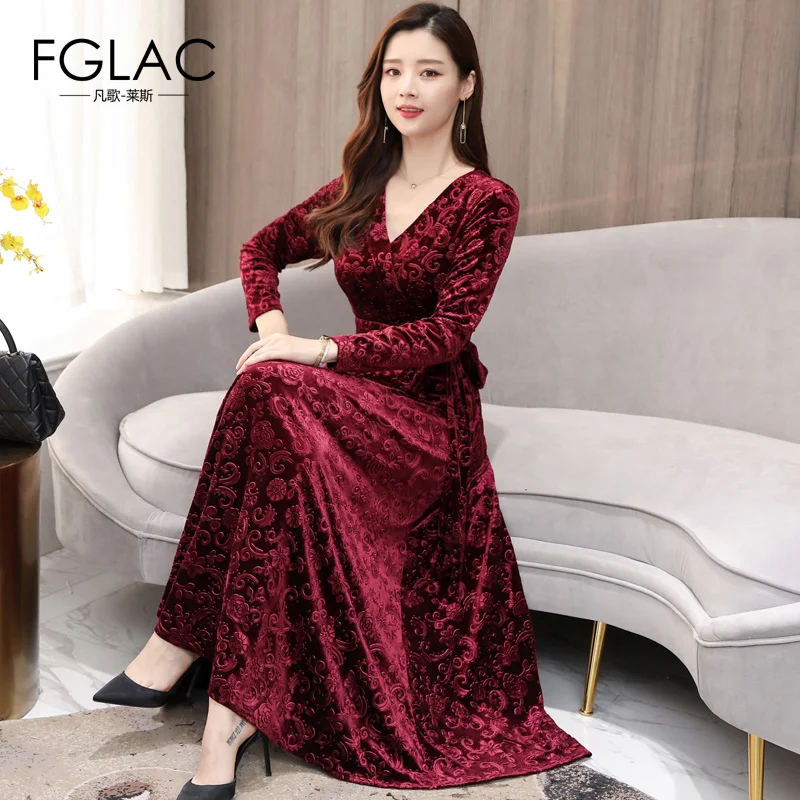 FGLAC Women dress New Arrivals 2019 Spring long sleeve dress Elegant Slim Vintage party dress Vestidos
FGLAC Women dress New Arrivals 2019 Spring long sleeve dress Elegant Slim Vintage party dress Vestidos