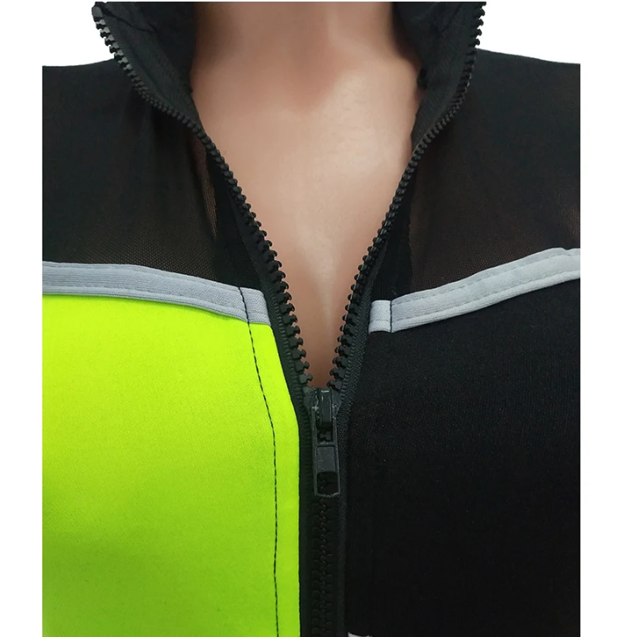 Women Lady Summer Mesh Patch V-Neck Sexy Zipper Tight Fitting Jumpsuits Skinny Playsuits Rompers Bodysuits Sexy Bodycon Outfits
Women Lady Summer Mesh Patch V-Neck Sexy Zipper Tight Fitting Jumpsuits Skinny Playsuits Rompers Bodysuits Sexy Bodycon Outfits