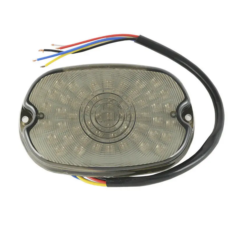Motorcycle LED Smoke Tail Brake Light Turn Signal Lamp For Harley Dyna FLHT FLHR Electra Glides Road Glides Tour Glides King
Motorcycle LED Smoke Tail Brake Light Turn Signal Lamp For Harley Dyna FLHT FLHR Electra Glides Road Glides Tour Glides King