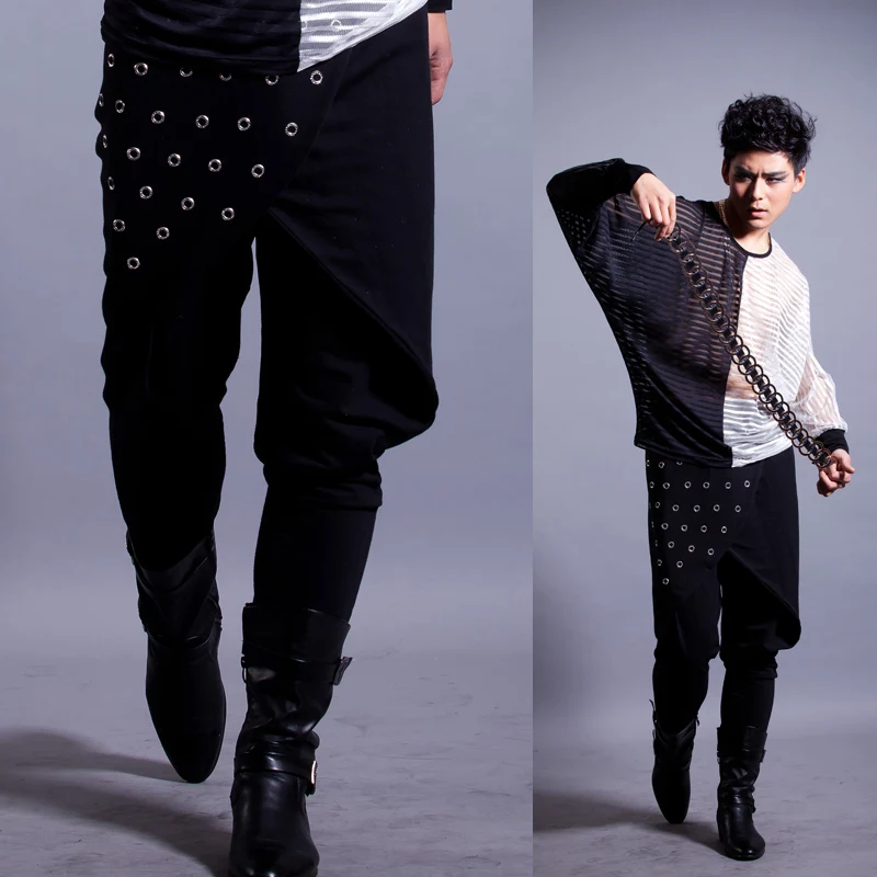 28-42!!! 2018 Fashion Nightclub singer stage costumes othing fashion male personality haroun pants
28-42!!! 2018 Fashion Nightclub singer stage costumes othing fashion male personality haroun pants