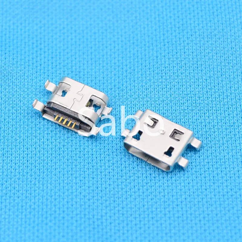 10 шт. микро USB 5pin B Тип гнездовой разъем для мобильного телефона 5-контактный