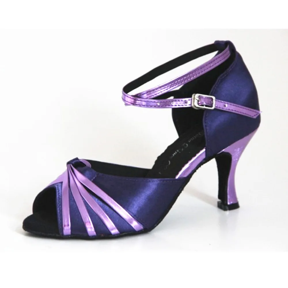 Black Deepblue Color Dancing Shoes Heel Height 4.5-8.5 cm Size US 4-11 Comfortable Satin Salsa Latin Dance Shoes Woman JYG841
Black Deepblue Color Dancing Shoes Heel Height 4.5-8.5 cm Size US 4-11 Comfortable Satin Salsa Latin Dance Shoes Woman JYG841
