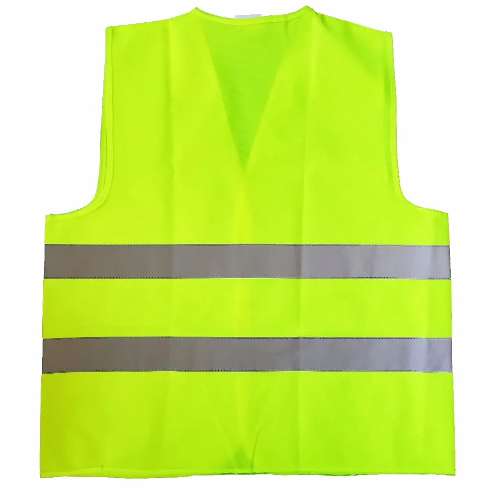 Reflective safety vest Fluorescent warning waistcoat motorcycle jacket construction worker vest high visibility One size
Reflective safety vest Fluorescent warning waistcoat motorcycle jacket construction worker vest high visibility One size