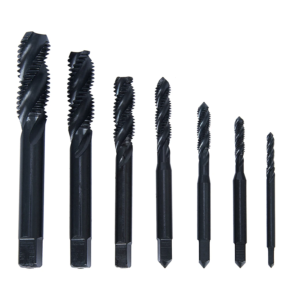 7Pcs Hand Tap Drill Hex Shank HSS Screw Spiral Point Thread Metric Plug Drill Bits M3 M4 M5 M6 M8 M10 Hand Tools
7Pcs Hand Tap Drill Hex Shank HSS Screw Spiral Point Thread Metric Plug Drill Bits M3 M4 M5 M6 M8 M10 Hand Tools