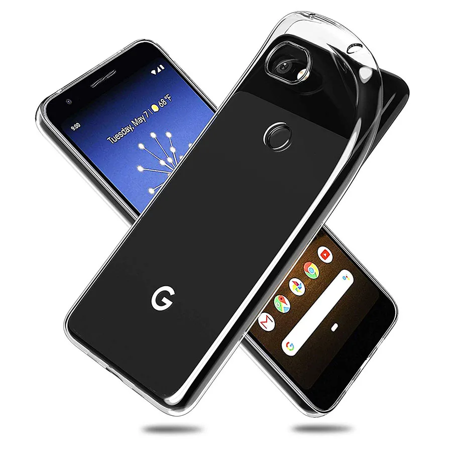 Силиконовый прозрачный чехол для Google Pixel 3A XL Lite 3 Ультратонкий Мягкий ТПУ 4 3Lite