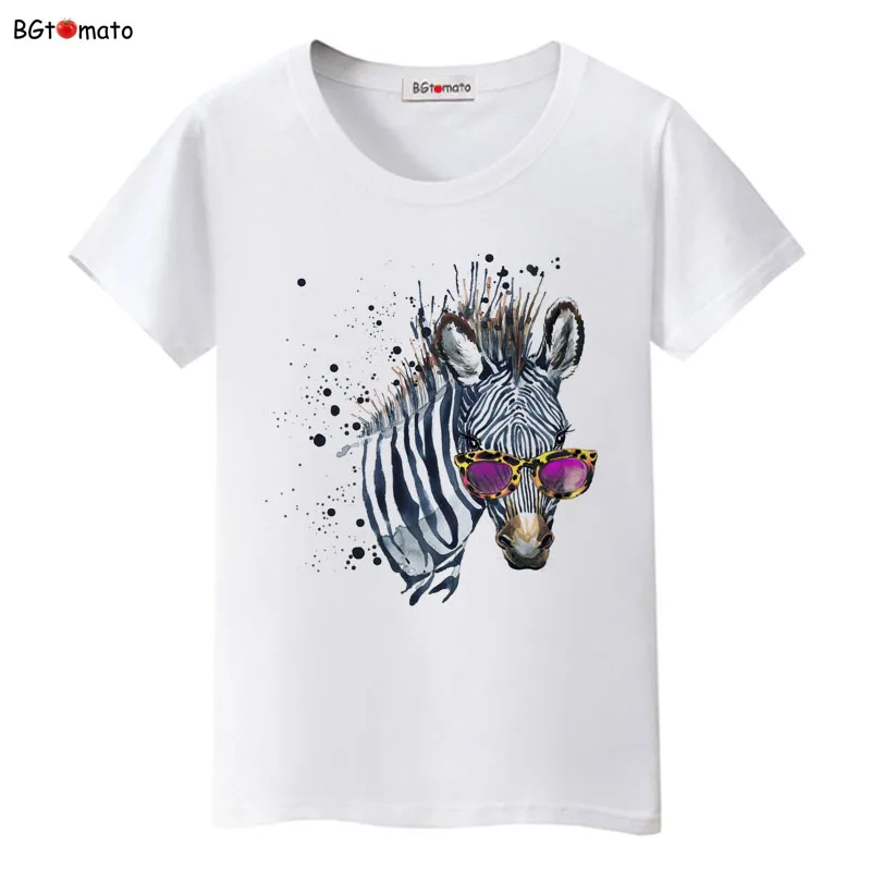 bgtomato Zebra leopard sunglasses t shirt women's fashion trend cool summer tops Brand Good quality casual tee shirts
bgtomato Zebra leopard sunglasses t shirt women's fashion trend cool summer tops Brand Good quality casual tee shirts