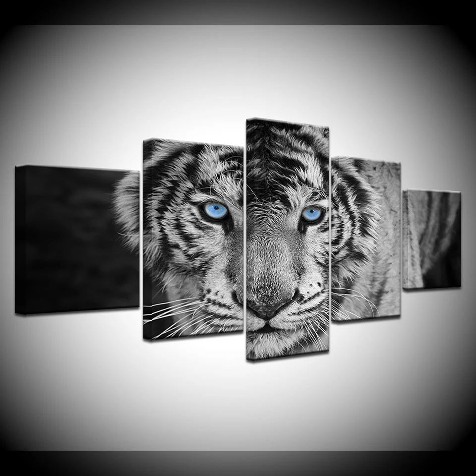 Framework Wall Art Painting HD Printed Poster Home Decoration 5 Panel Animal Tiger Living Room Cuadros Modular Canvas Pictures
Framework Wall Art Painting HD Printed Poster Home Decoration 5 Panel Animal Tiger Living Room Cuadros Modular Canvas Pictures