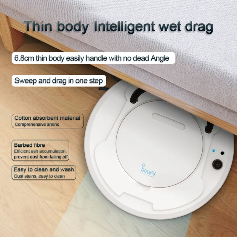 Kbxstart Mini Vacuum Cleaner Robot Rechargeable Intelligent Auto-Induction Floor Sweeping Robot Vacuum Cleaner Dust Catcher
Kbxstart Mini Vacuum Cleaner Robot Rechargeable Intelligent Auto-Induction Floor Sweeping Robot Vacuum Cleaner Dust Catcher