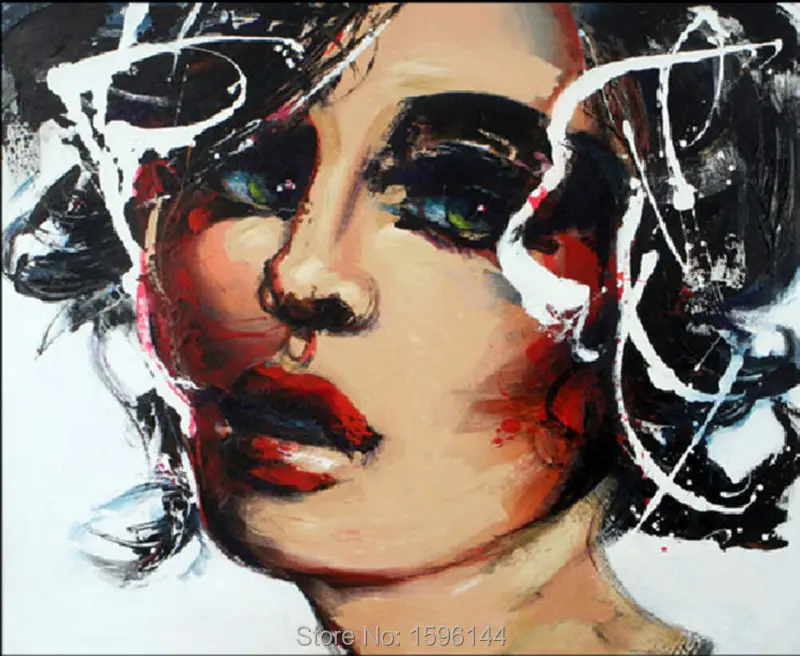 Oil Painting on canvas Hand painted Modern Wall Art Picture Paintings Abstract Woman Portrait Figure Painting Home Decoration #4
Oil Painting on canvas Hand painted Modern Wall Art Picture Paintings Abstract Woman Portrait Figure Painting Home Decoration #4