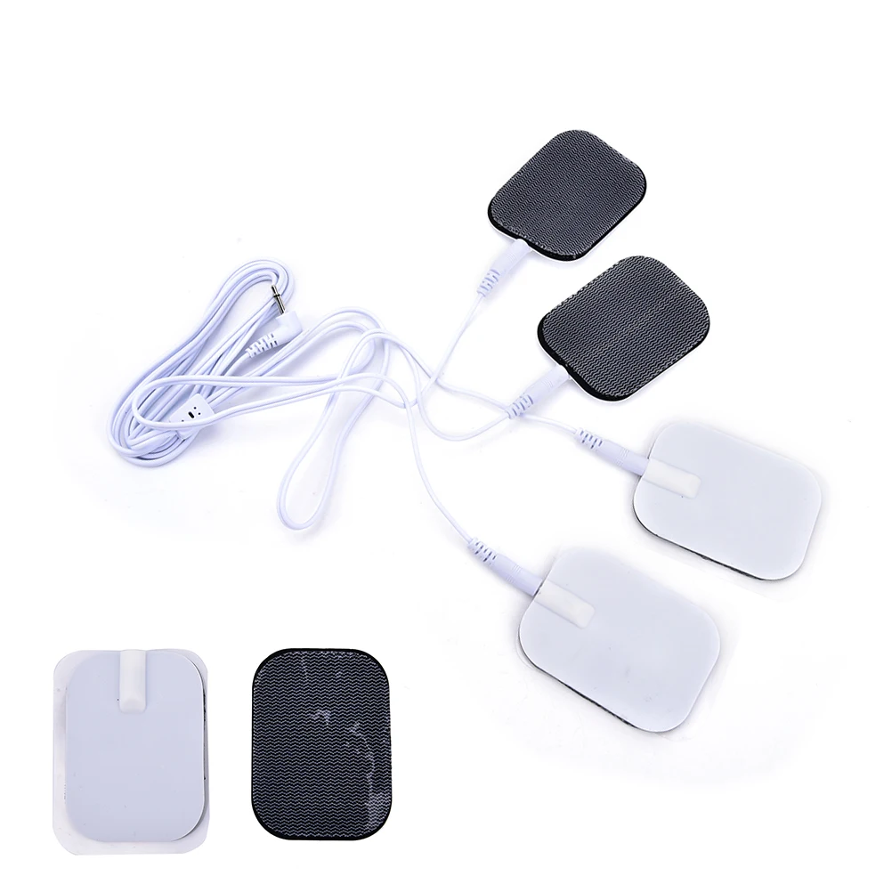 New 4Pcs Replacement Pad for Massage stick Tens Units Electrodes Pads + 1Pc Wires Cable
New 4Pcs Replacement Pad for Massage stick Tens Units Electrodes Pads + 1Pc Wires Cable