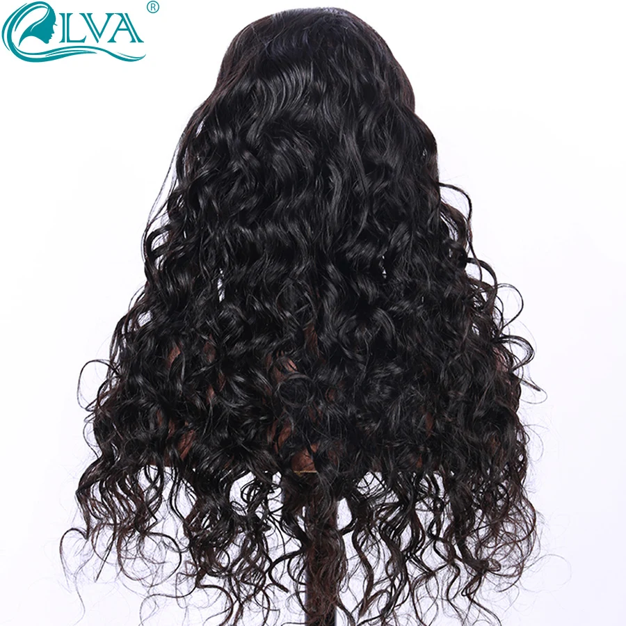 Elva волосы 180 плотность 360 синтетический Frontal шнурка волос Искусственные парики