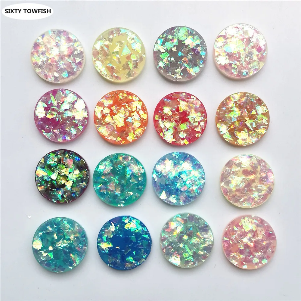 100 Pieces/lot 20mm 11 Colors Round Resin Beads Cabochon Flat back DIY Jewelry Making Shine Resin Stone Beads Findings
100 Pieces/lot 20mm 11 Colors Round Resin Beads Cabochon Flat back DIY Jewelry Making Shine Resin Stone Beads Findings