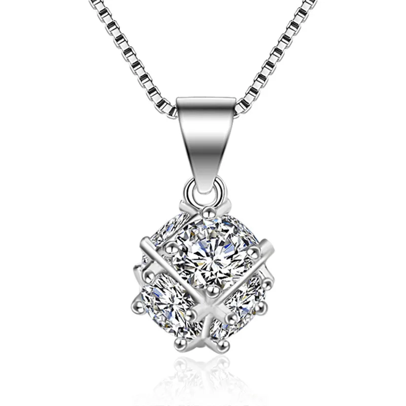 100% 925 sterling silver shiny cz zircon star ladies pendant necklace box short chain female jewelry women gift drop shipping
100% 925 sterling silver shiny cz zircon star ladies pendant necklace box short chain female jewelry women gift drop shipping