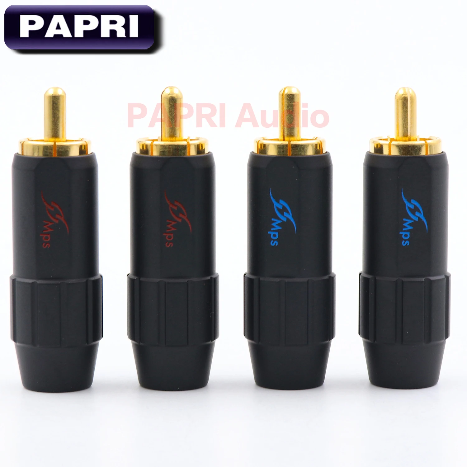 PAPRI MPS Fish-6B For 6MM Cable DIY RCA Plug HiFi Repair Gold Plated Jack Plugs Audio Ampliier Speaker Connector
PAPRI MPS Fish-6B For 6MM Cable DIY RCA Plug HiFi Repair Gold Plated Jack Plugs Audio Ampliier Speaker Connector