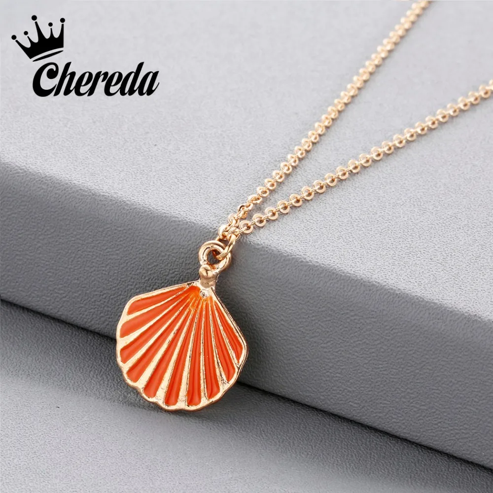 Scallop Shape Pendant Necklaces Seashell Necklace For Women Lady Bohemia Jewelry Gift
Scallop Shape Pendant Necklaces Seashell Necklace For Women Lady Bohemia Jewelry Gift