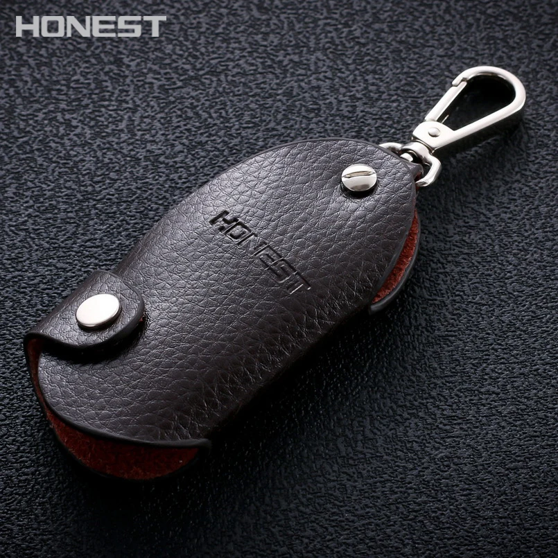 Бренд HONEST 100% Высококачественная натуральная кожа полезный мужской брелок сумка