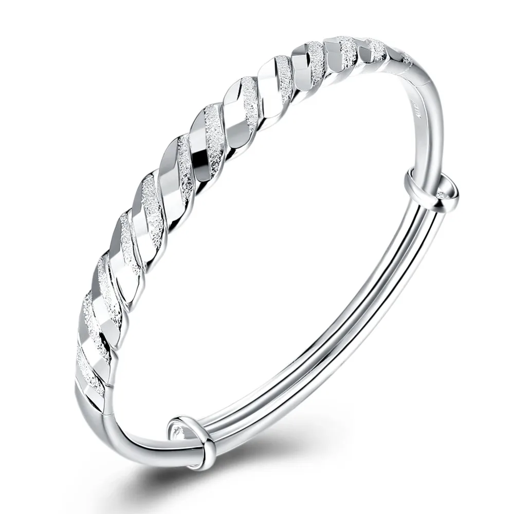 Solid Silver Twist Pattern Women Bangles Vintage 999 Sterling Silver Bracelet Bangles for Lady Girl Festival Love Mother Gift
Solid Silver Twist Pattern Women Bangles Vintage 999 Sterling Silver Bracelet Bangles for Lady Girl Festival Love Mother Gift