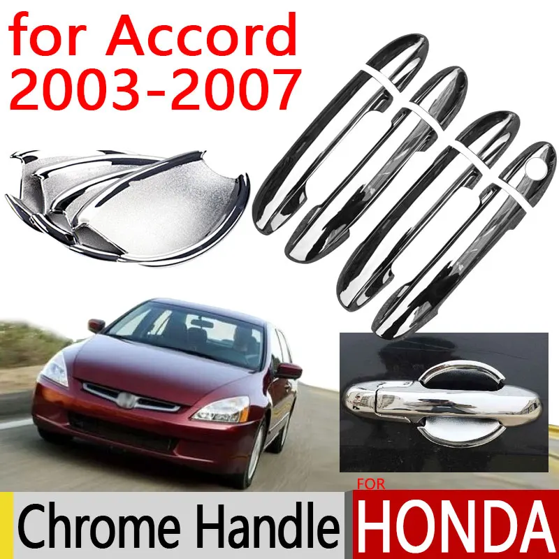 for Honda Accord 2003-2007 Accessories Chrome Door Handle 2004 2005 2006 Luxury No Rust Car Covers Stickers Car Styling
for Honda Accord 2003-2007 Accessories Chrome Door Handle 2004 2005 2006 Luxury No Rust Car Covers Stickers Car Styling