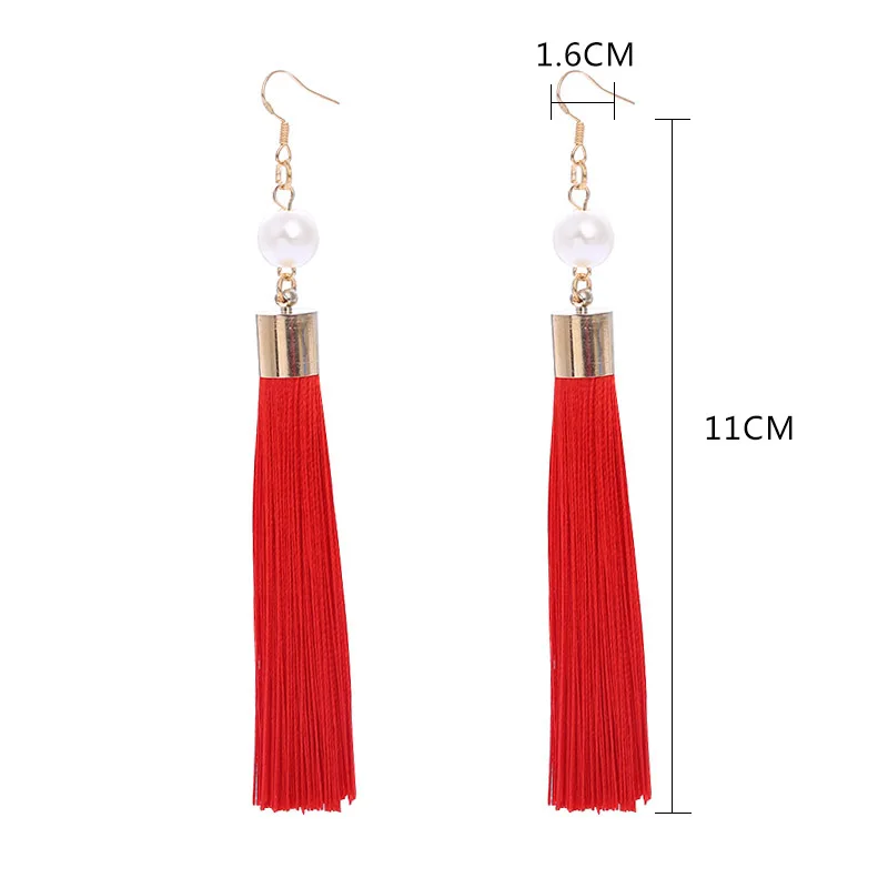 New Hot Sale Earrings Long Tassel Inlaid Pearl Multicolor Retro Pendant Earrings Ladies Exquisite Jewelry Fashion Accessories 
New Hot Sale Earrings Long Tassel Inlaid Pearl Multicolor Retro Pendant Earrings Ladies Exquisite Jewelry Fashion Accessories