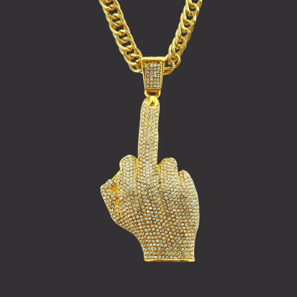 2018 Middle Finger Zircon Necklaces For Men Woman Boy Girl Chain Pendants For Men's Hip Hop Men Jewelry
2018 Middle Finger Zircon Necklaces For Men Woman Boy Girl Chain Pendants For Men's Hip Hop Men Jewelry