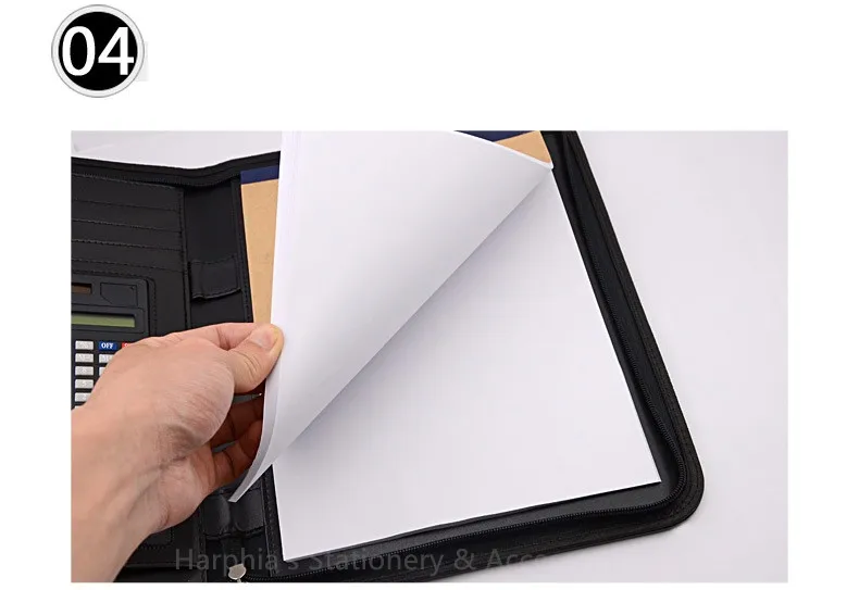 Office School business document bag A4 classical leather manager file folder holder with solar calculator memo note
Office School business document bag A4 classical leather manager file folder holder with solar calculator memo note