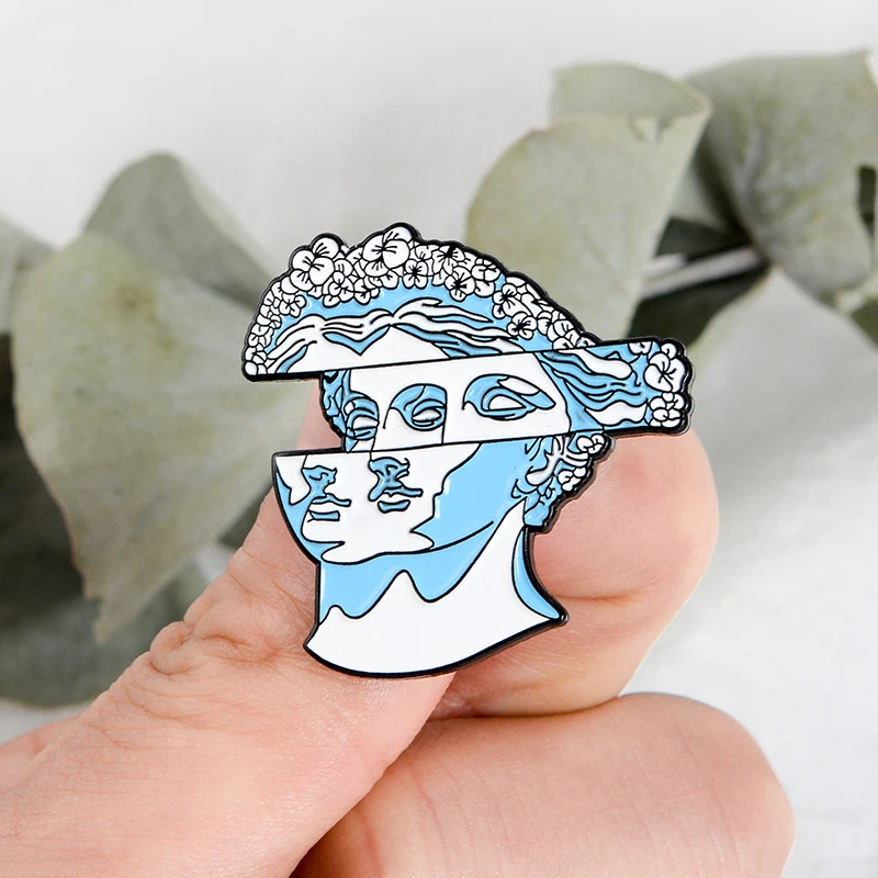 Statue Face Pins Artist brooch Women brooches Bag Hats Leather jeckets Accessories Men Women Jewelry Artist jewelry
Statue Face Pins Artist brooch Women brooches Bag Hats Leather jeckets Accessories Men Women Jewelry Artist jewelry