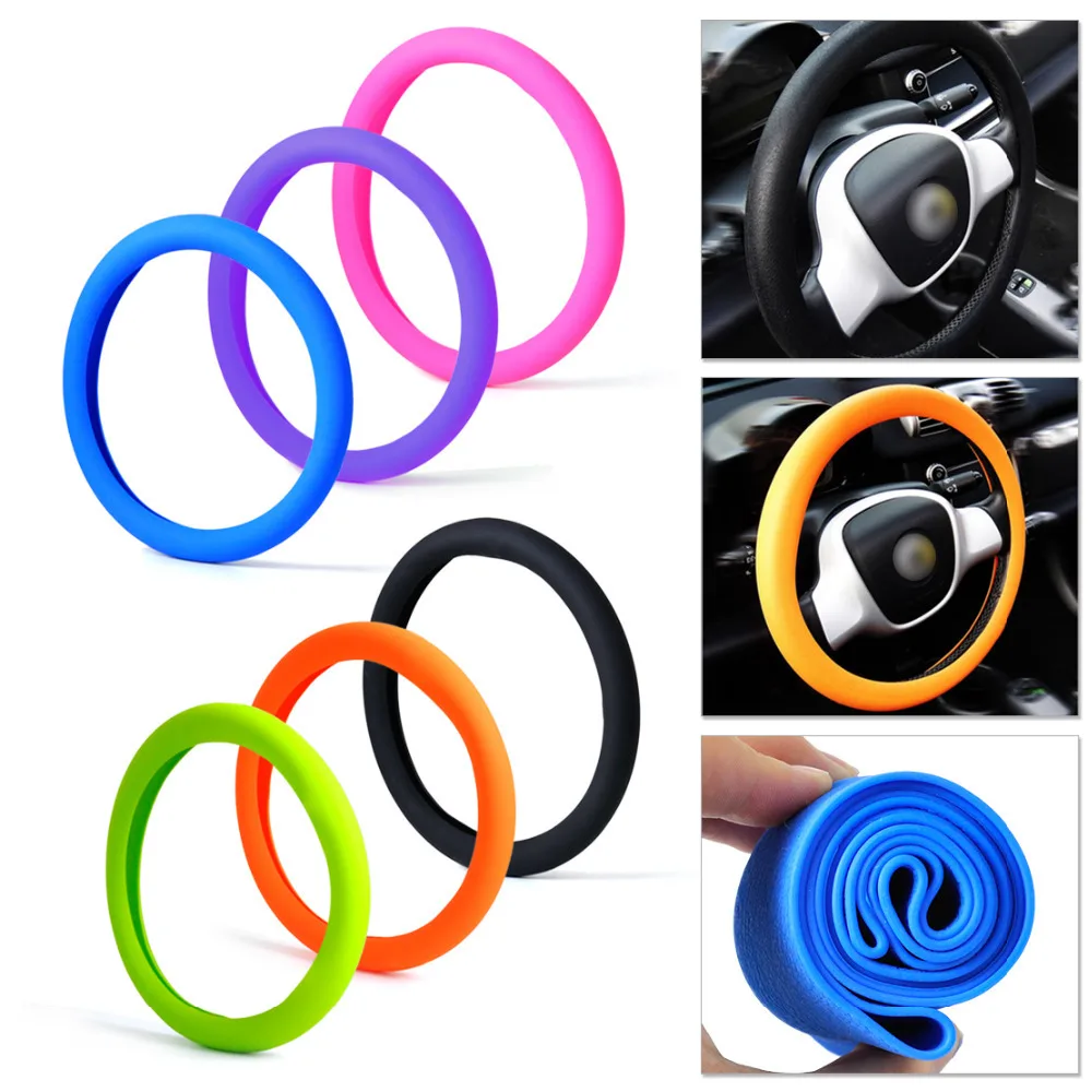 New Steering Covers Universal Soft Silicone Steering Wheel Cover Shell Skidproof Odorless Eco Friendly,Car Styling
New Steering Covers Universal Soft Silicone Steering Wheel Cover Shell Skidproof Odorless Eco Friendly,Car Styling